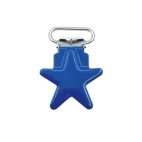 Metalliklipsi 20mm, tähti sininen