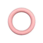 Silikoni pururengas pyöreä, vaaleanpunainen