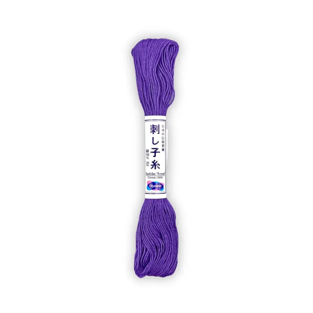 Sashiko lanka 20m, #19 violetti