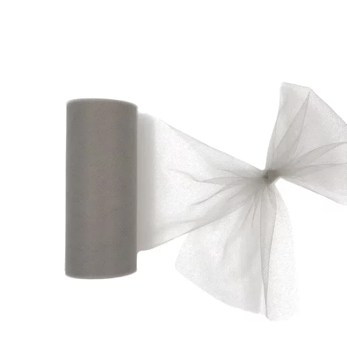 Tyllinauha 15cm, harmaa