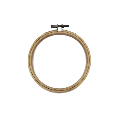 Kirjontakehys 10cm, bambu