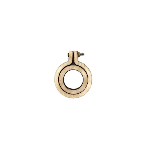 Mini kirjontakehys 1,5cm, kotimainen koivu