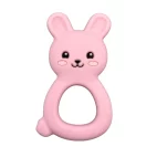 Silikoni purulelu pupu, vaaleanpunainen