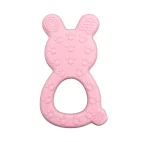 Silikoni purulelu pupu, vaaleanpunainen