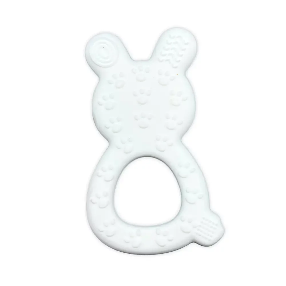 Silikoni purulelu pupu, valkoinen