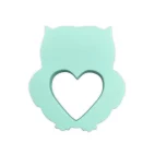 Silikoni purulelu pöllö, minttu