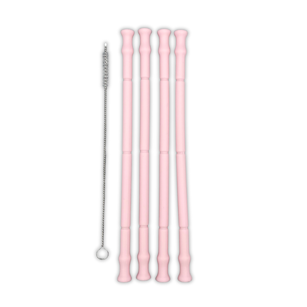 Silikonipilli 4 kpl, ruusukvartsi