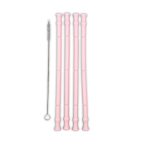 Silikonipilli 4 kpl, ruusukvartsi