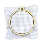 Mini kirjontakehys 4,3cm, kotimainen koivu