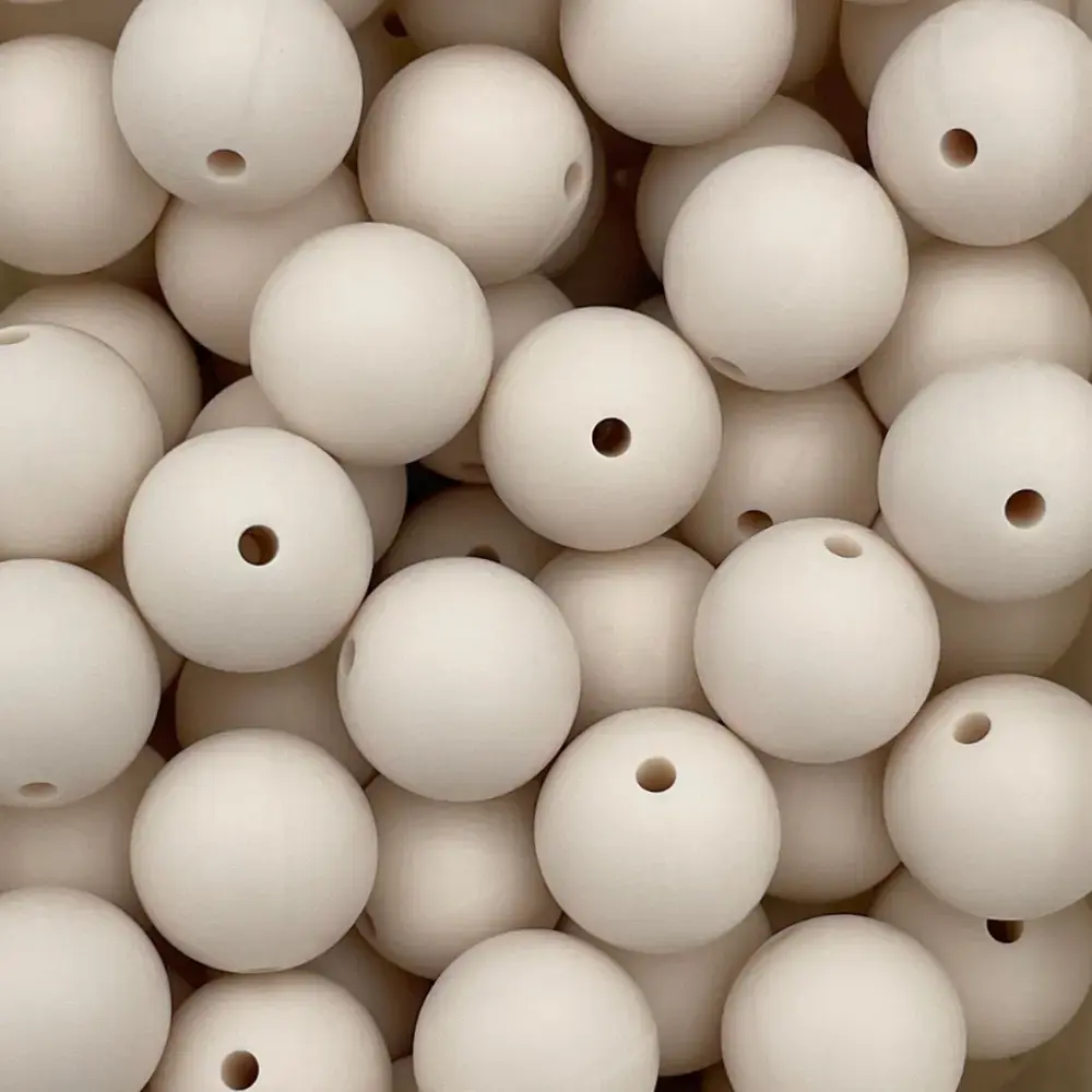 Silikonihelmi pyöreä 15mm, kitti